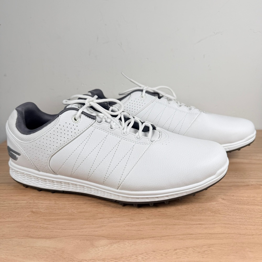 Skechers Men's Pivot Golf Shoes Size 9 Extra Wide White Go Golf Gen 5 Cushioning